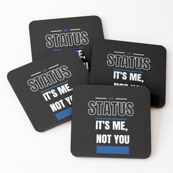 Item preview, WHAT'S YOUR STATUS ? - FUNNY AND QUIRKY RELATIONSHIP STATUS designed and sold by JakNJill.