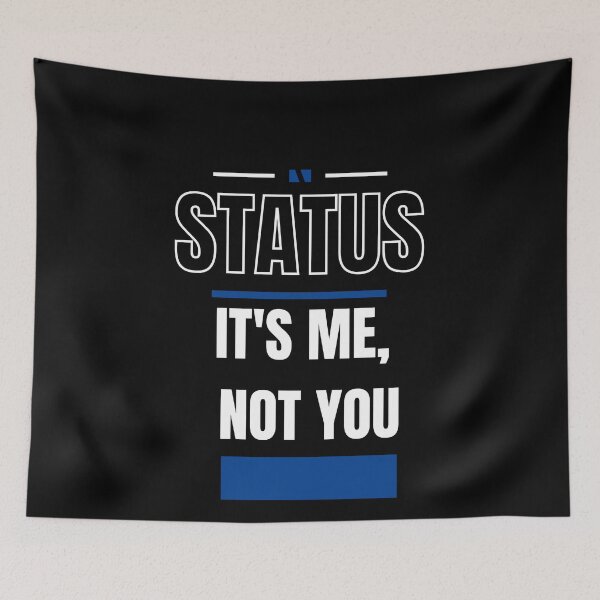 Item preview, WHAT'S YOUR STATUS ? - FUNNY AND QUIRKY RELATIONSHIP STATUS designed and sold by JakNJill.