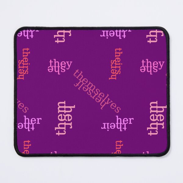 Item preview, She/They Pink Pronouns designed and sold by Pyrolitheus.