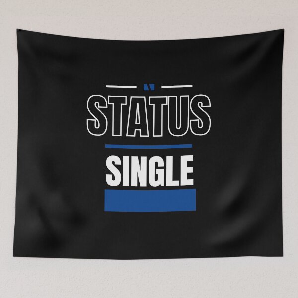 Item preview, SINGLE - FUNNY AND QUIRKY RELATIONSHIP STATUS designed and sold by JakNJill.