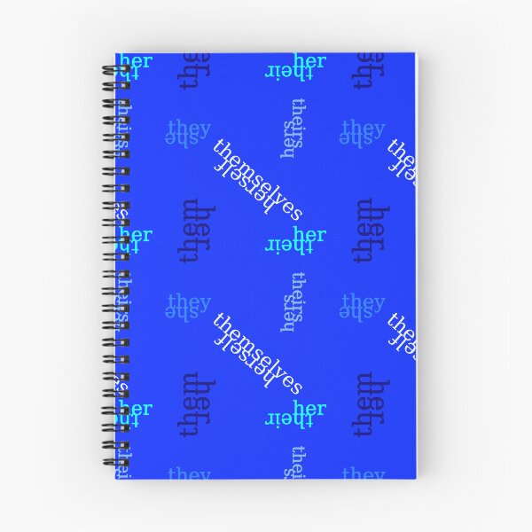 Item preview, She/They Blue Pronouns designed and sold by Pyrolitheus.