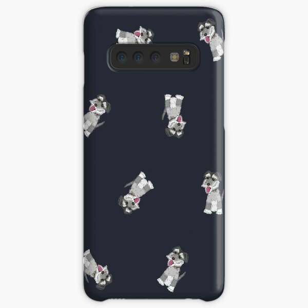 Mini Schnauzer Dog Pattern Samsung Galaxy Snap Case