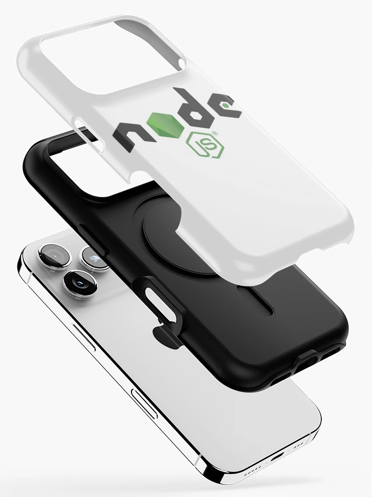 Thumbnail 2 of 4, iPhone Case, nodejs programming sticker designed and sold by developerfriday.