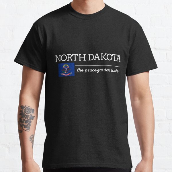 Item preview, NORTH DAKOTA State with Flag designed and sold by philevera.