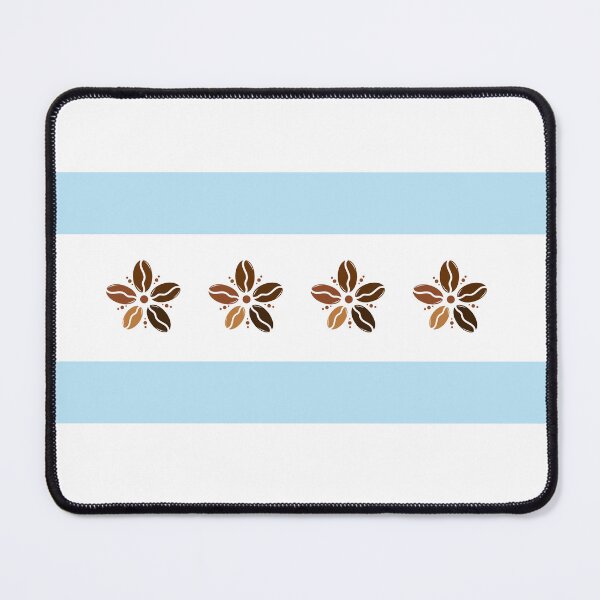 Item preview, Bandera de Chicago en grano de café designed and sold by BrewjaCo.