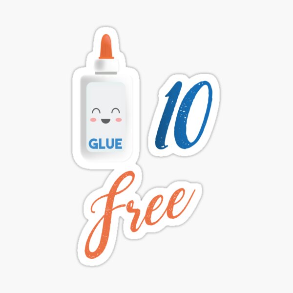 Super glue super hero hero funny glue pun cartoon' Sticker