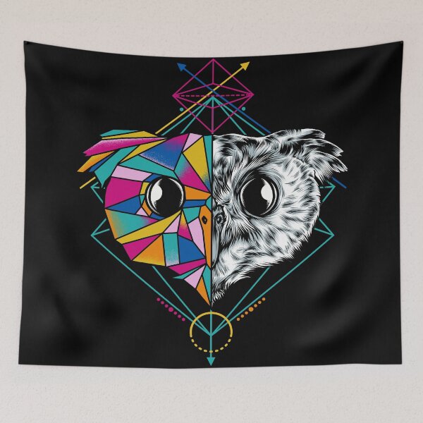 Item preview, Geometric Owl designed and sold by eggzoo.