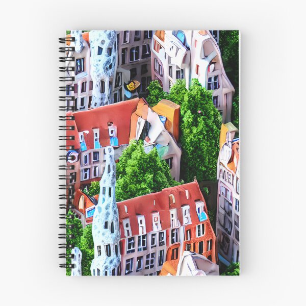 Item preview, Pretty Colorful Berlin Houses - Seamless Pattern designed and sold by Chubuter.