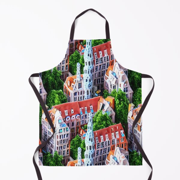 Item preview, Pretty Colorful Berlin Houses - Seamless Pattern designed and sold by Chubuter.