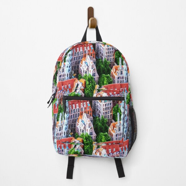 Item preview, Pretty Colorful Berlin Houses - Seamless Pattern designed and sold by Chubuter.