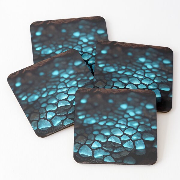 Item preview, bioluminescence crystals glowing designed and sold by artfullyprompt.