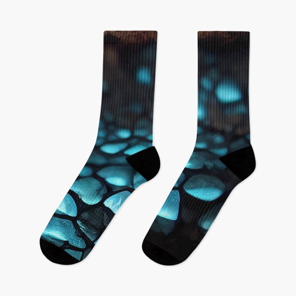 Item preview, bioluminescence crystals glowing designed and sold by artfullyprompt.