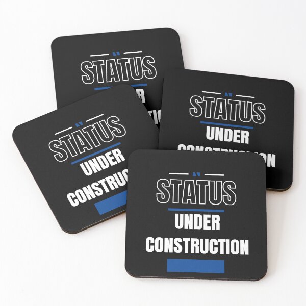 Item preview, UNDER CONSTRUCTION - FUNNY AND QUIRKY RELATIONSHIP STATUS designed and sold by JakNJill.
