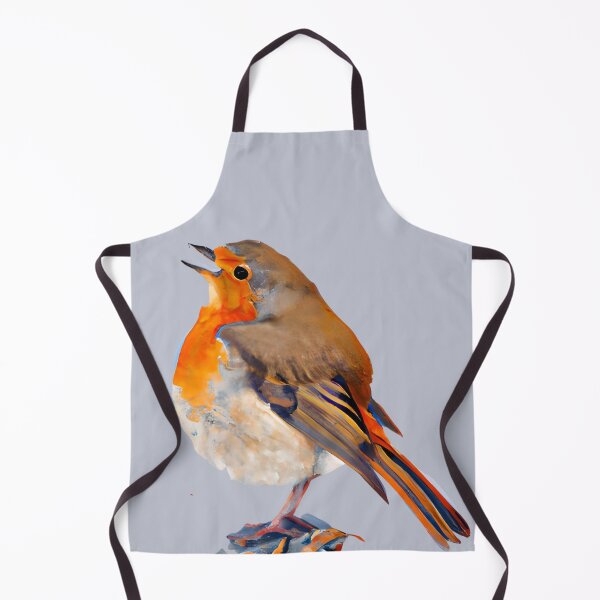 Item preview, Watercolor robin bird, robin portrait, bird portrait, watercolor portrait, robin red breast designed and sold by Artsareus.
