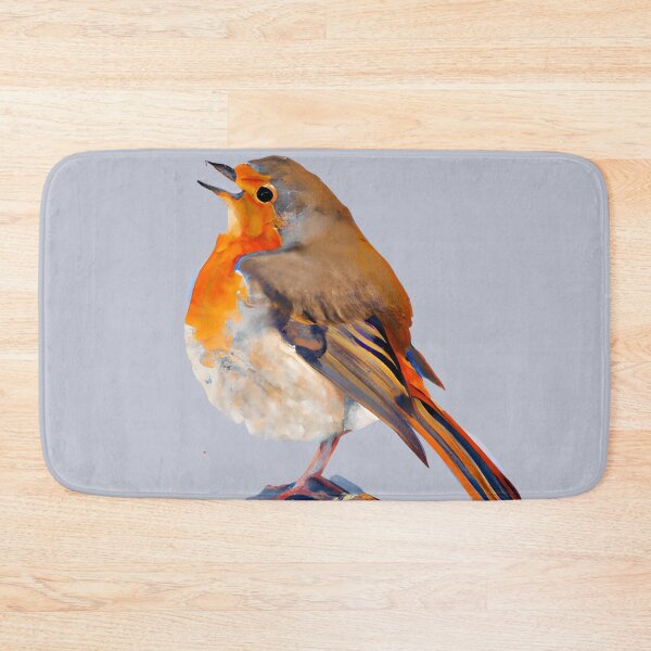 Item preview, Watercolor robin bird, robin portrait, bird portrait, watercolor portrait, robin red breast designed and sold by Artsareus.