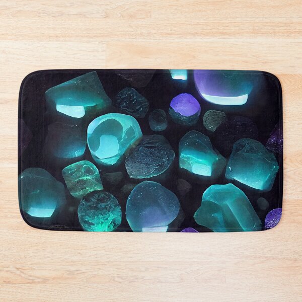 Item preview, bioluminescence of gemstones designed and sold by artfullyprompt.