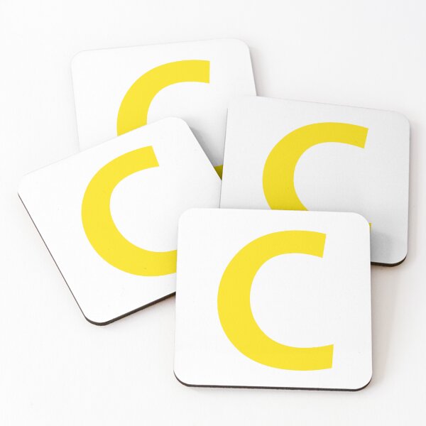 Item preview, Yellow color Letter C designed and sold by WECreations.