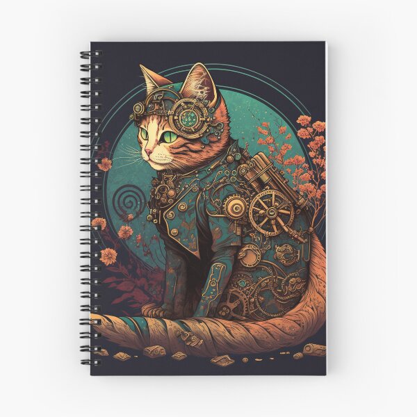 Artikelvorschau, Ukiyo-E Steam Punk Midnight Warrior Meow entworfen und verkauft von JCatDesign.
