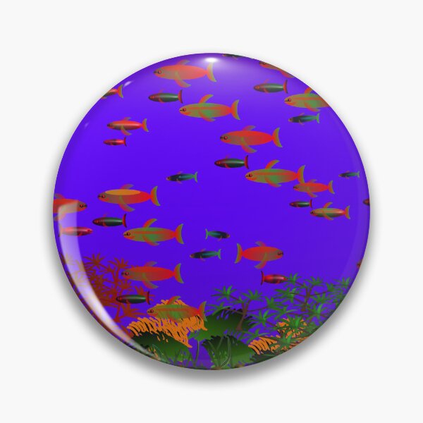 Item preview, Aesthetic Neon Aquarium designed and sold by RGSMOOTHFINGER.