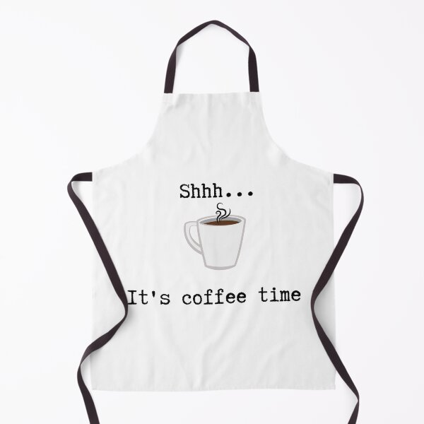 Item preview, Shhh...It's coffee time | Gift for Coffee Lover | Quiet | Coffee Cup | Light Background designed and sold by SidefatSayings.