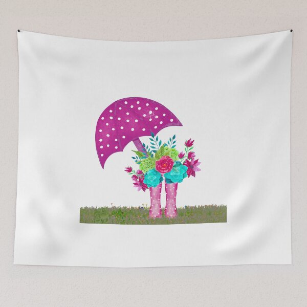 Item preview, Rain boots and an umbrella  designed and sold by TheBigBlue.