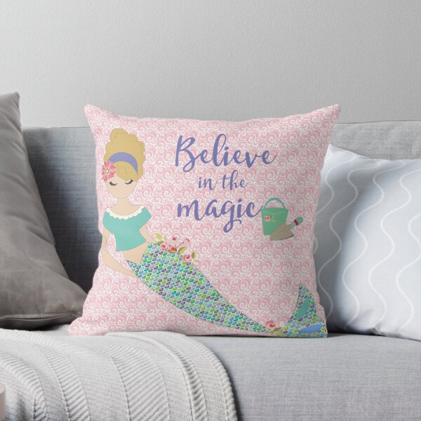 Mermaid Magic Throw Pillow