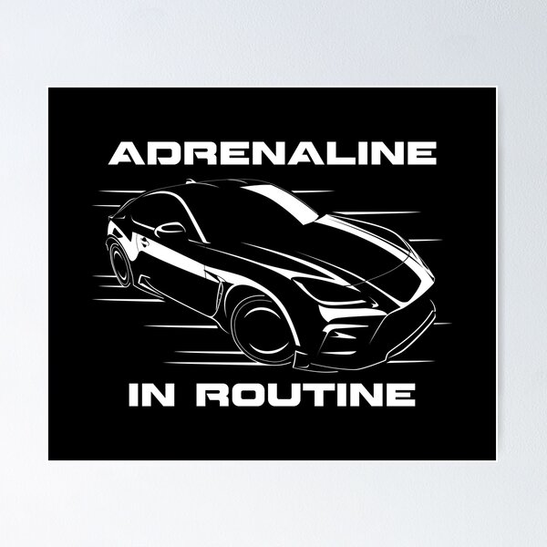 Item preview, Adrenaline In Routine GR86 Silhouette designed and sold by MivecPower.