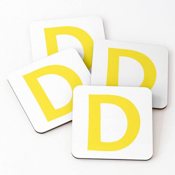 Item preview, Yellow color Letter D designed and sold by WECreations.