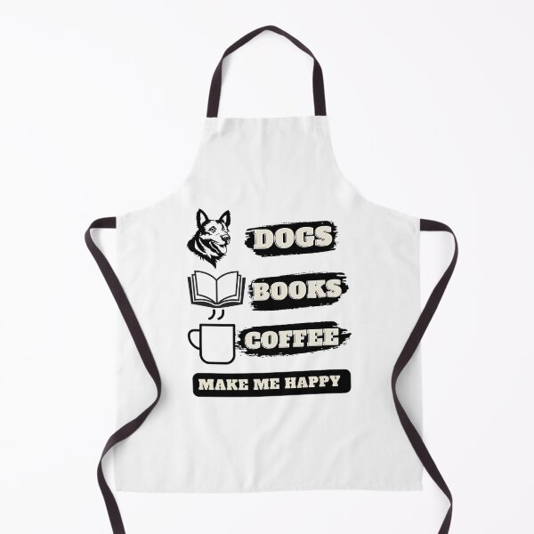Item preview, Dogs Books And Coffee Make Me Happy designed and sold by ShopTwentyFour.