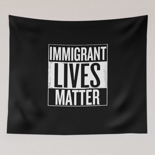 Item preview, Immigrant Lives Matter Immigration T-Shirt designed and sold by Brasil365.