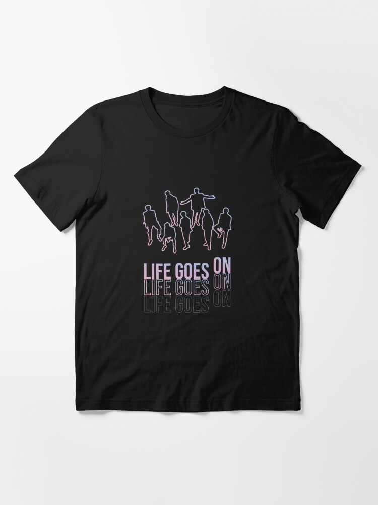 BTS Life Goes On Line Art Fanmade BTS Merch Accessories Essential T-Shirt  for Sale by Kpop Access