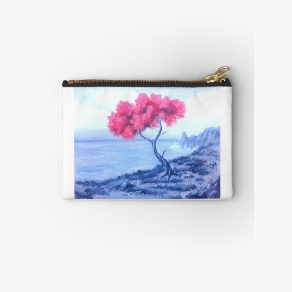 Item preview, árbol rojo por el acantilado designed and sold by Manar-Store.