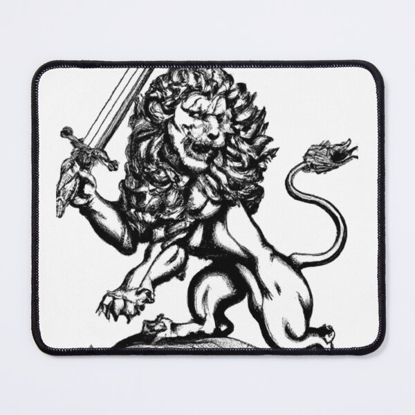 Item preview, Fighting lion with sword designed and sold by usa-Tshirt.