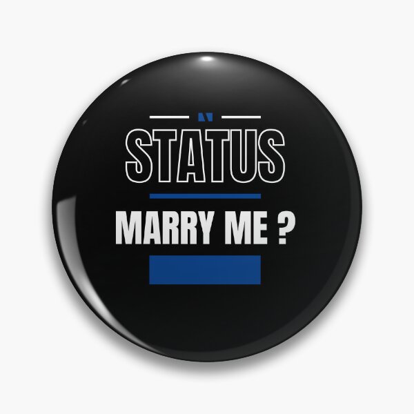 Item preview, MARRY ME? - FUNNY AND QUIRKY RELATIONSHIP STATUS designed and sold by JakNJill.