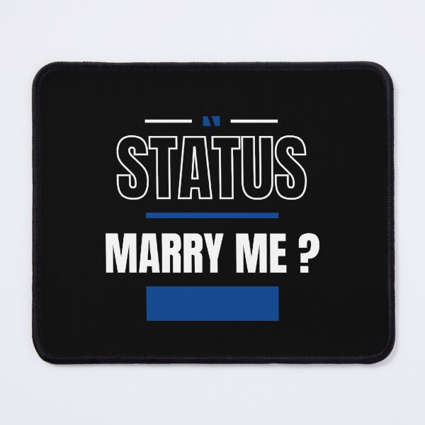 Item preview, MARRY ME? - FUNNY AND QUIRKY RELATIONSHIP STATUS designed and sold by JakNJill.