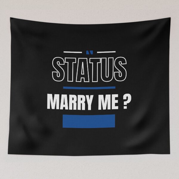 Item preview, MARRY ME? - FUNNY AND QUIRKY RELATIONSHIP STATUS designed and sold by JakNJill.