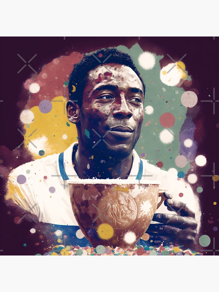 Pele Jersey Sticker for Sale by slawisa