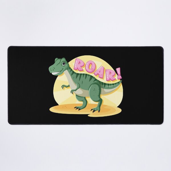 ARTE DIGITAL PARA POSTER/QUADRO - DINOSSAUROS CUTE / ROAR