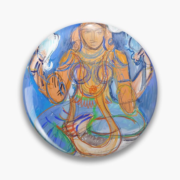 Item preview, Godess parvati abstyarct painting | Goddess Parvati abstract painting designed and sold by KARTICK DUTTA.