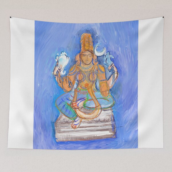 Item preview, Godess parvati abstyarct painting | Goddess Parvati abstract painting designed and sold by KARTICK DUTTA.