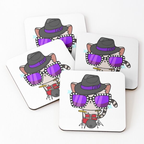 Item preview, Rock and Roll Tabby Cat playing The Drums designed and sold by Pet Station.