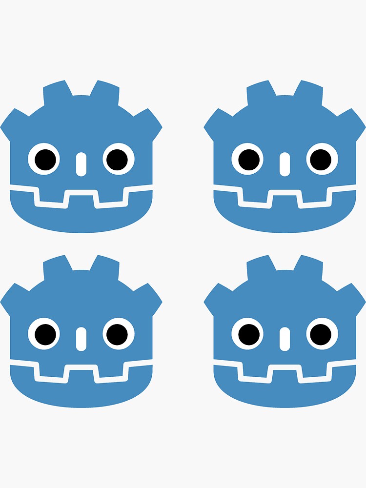 "Godot Logo" Sticker for Sale by MrShy | Redbubble