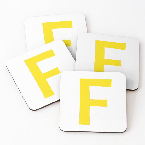 Item preview, Yellow color Letter F designed and sold by WECreations.