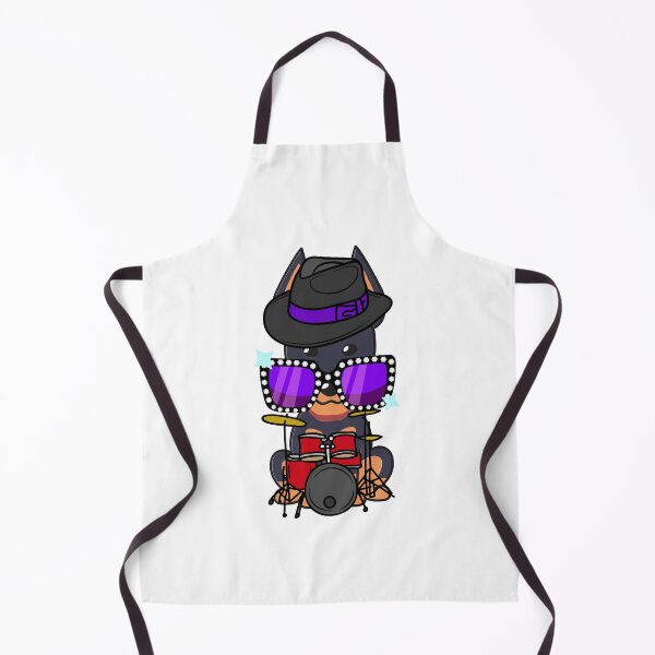 Item preview, Rock and roll Guard Dog playing drums designed and sold by Pet Station.