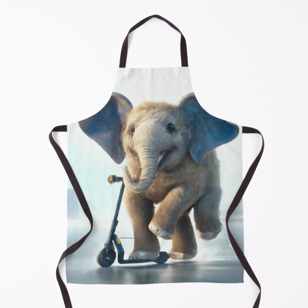 Artikelvorschau, Elefant auf einem Tretroller entworfen und verkauft von yellowveggiez.