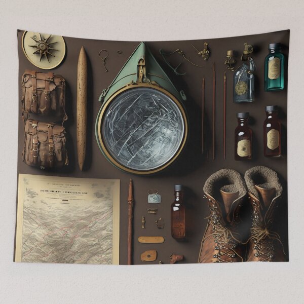 Item preview, Amundsen's final equipment check before setting sail on the "Fram". designed and sold by EnjoyDigitalArt.
