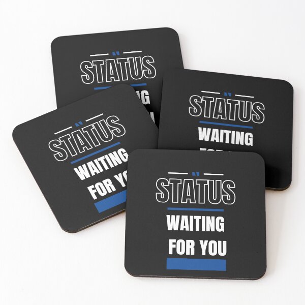 Item preview, WAITING FOR YOU - FUNNY AND QUIRKY RELATIONSHIP STATUS designed and sold by JakNJill.