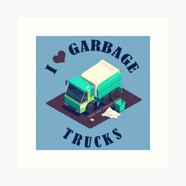 Item preview, I Love Garbage Trucks designed and sold by duke818.