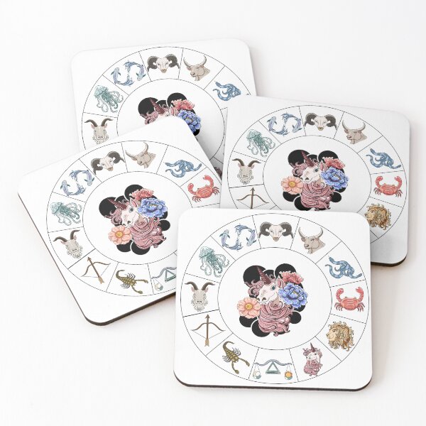 Item preview, horoscope circle with signs of zodiac designed and sold by Umami-Kook.