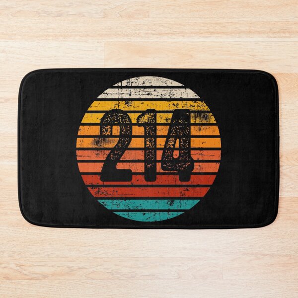 Item preview, Distressed Vintage Sunset 214 Area Code designed and sold by Gold Wings Tees.